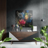 Marmoreal Brushed Aluminium Dibond Wall Art.